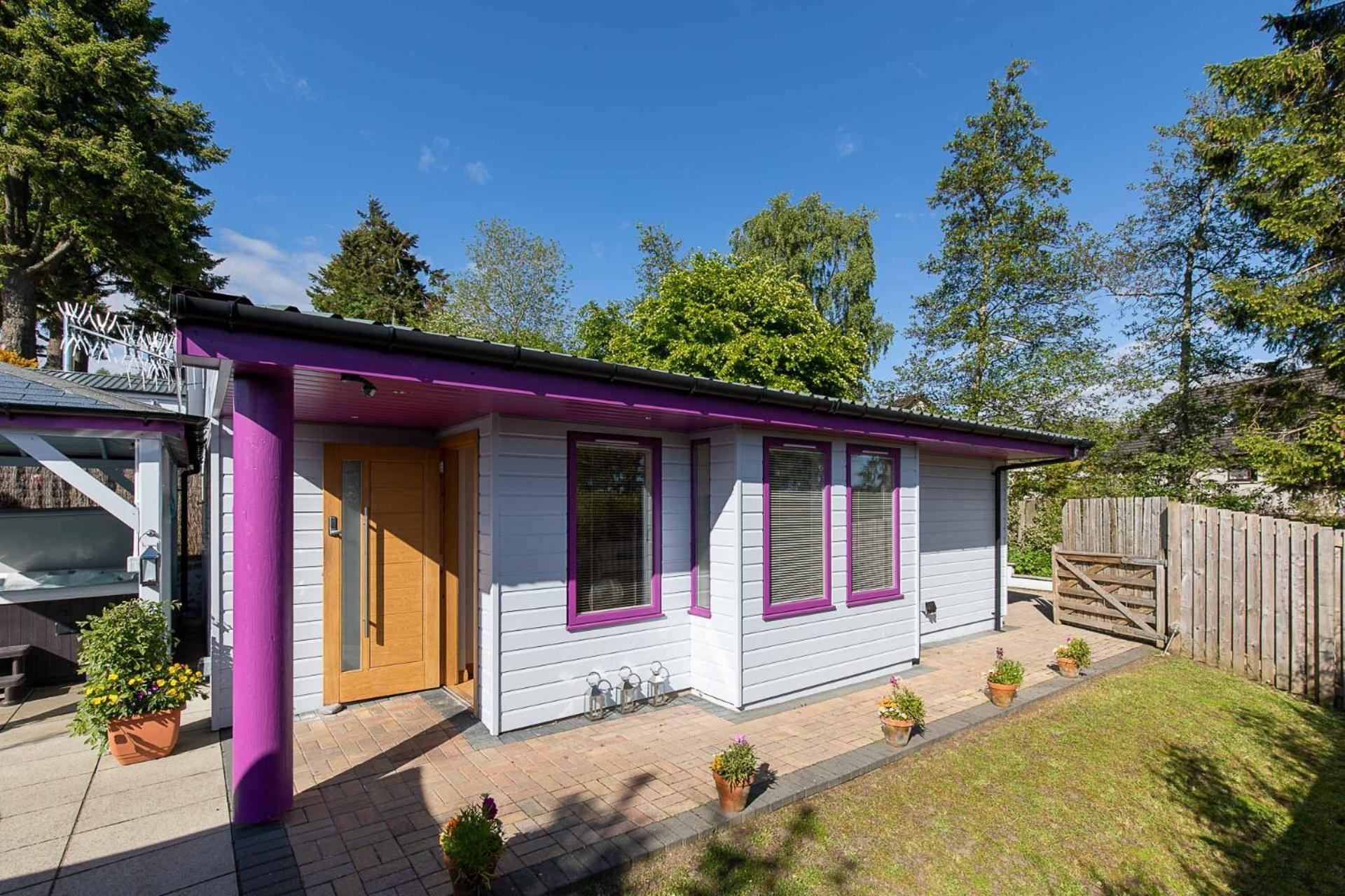 The Retreat Cabin Pitlochry Bagian luar foto