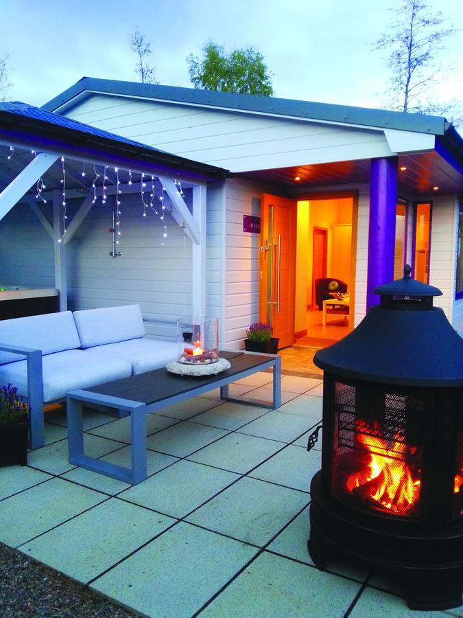 The Retreat Cabin Pitlochry Bagian luar foto